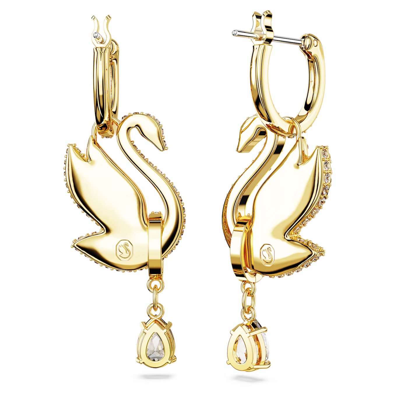Swarovski Iconic Swan drop earrings